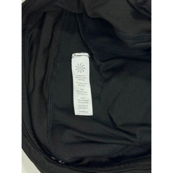 Athleta XS Woman Black Athletic Skort With Built-In Shorts - Picture 7 of 8